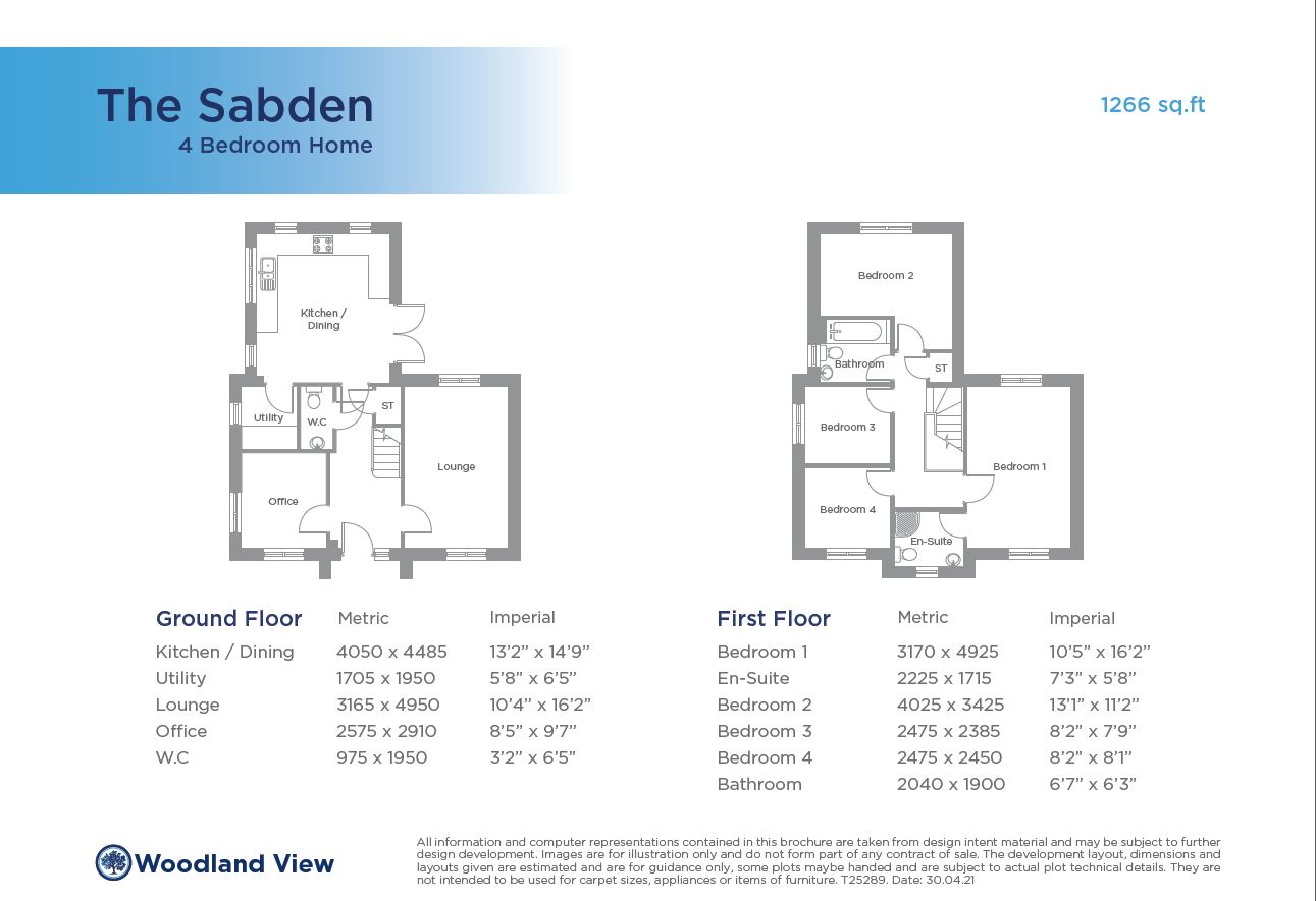 The Sadben Floorplan With Measurements